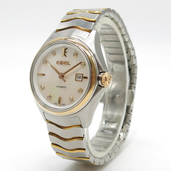 Ebel Wave Date Damen Ref.1216199 - Stahl Gold - Jahr: 2016 - Fullset