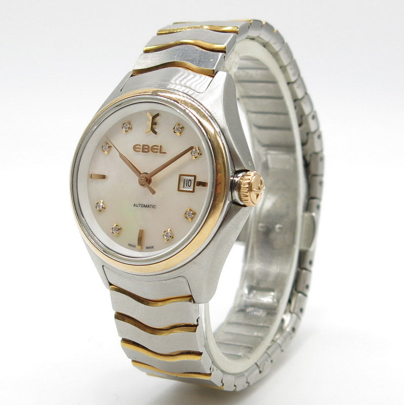 Ebel Wave Date Damen Ref.1216199 - Stahl Gold - Jahr: 2016 - Fullset