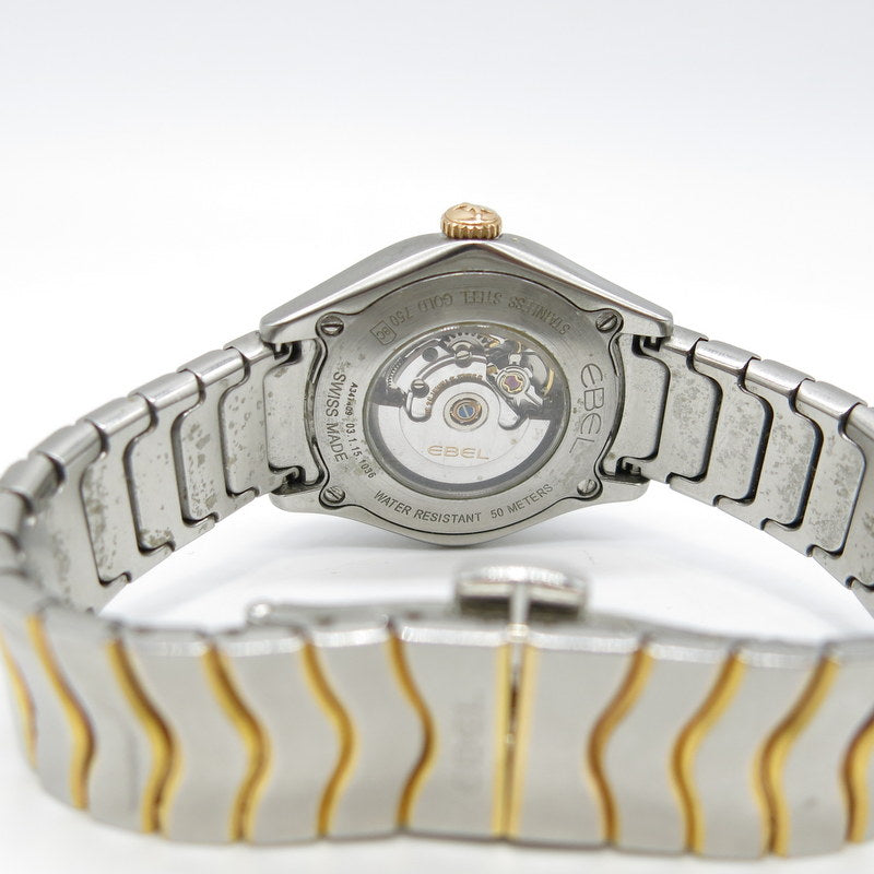 Ebel Wave Date Damen Ref.1216199 - Stahl Gold - Jahr: 2016 - Fullset