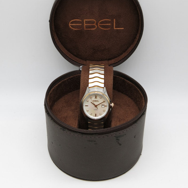 Ebel Wave Date Damen Ref.1216199 - Stahl Gold - Jahr: 2016 - Fullset