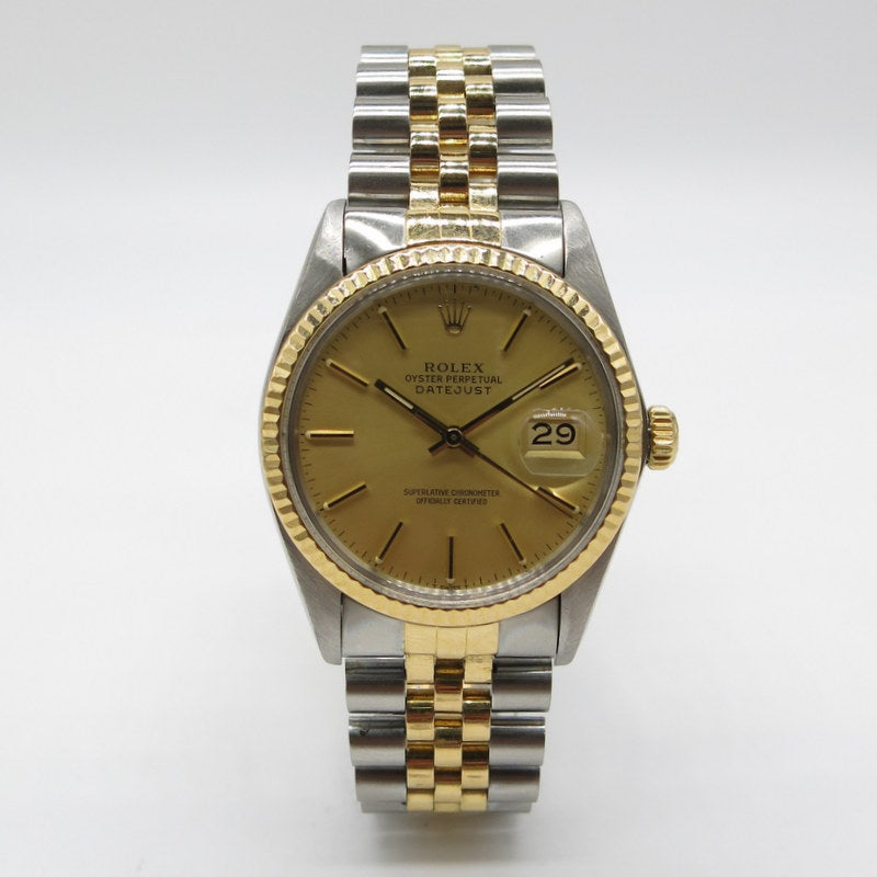Rolex Datejust 36 - Stahl / Gold - ref.16013 - Jahr: 1983 Fullset