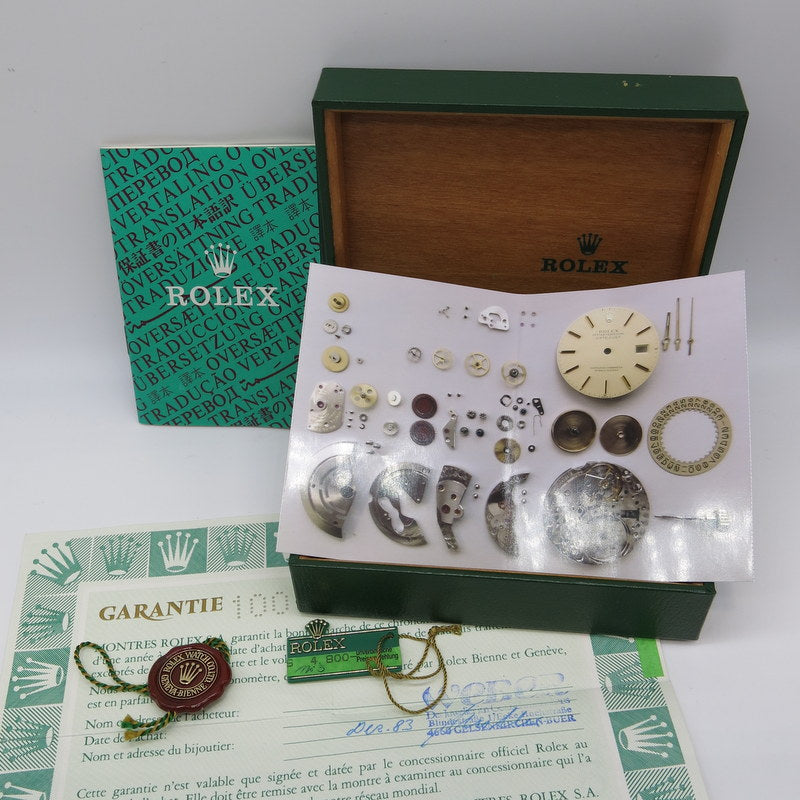 Rolex Datejust 36 - Stahl / Gold - ref.16013 - Jahr: 1983 Fullset