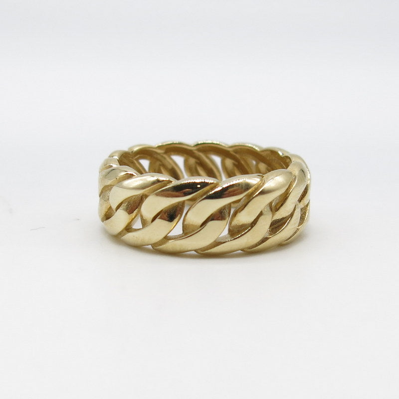 585/-er Gold - Glieder Ketten Ring  - Gr.59