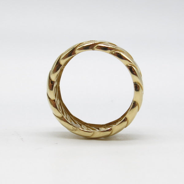 585/-er Gold - Glieder Ketten Ring  - Gr.55