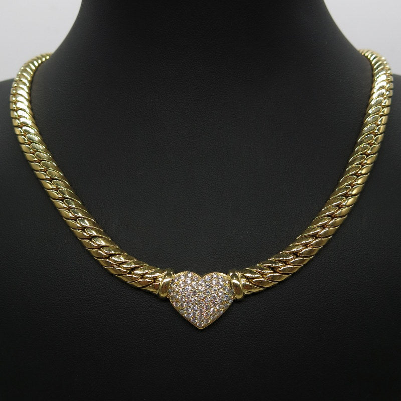 750/-er Herz Collier mit Brillanten ca.1.32ct. TW SI1 - L: 44cm