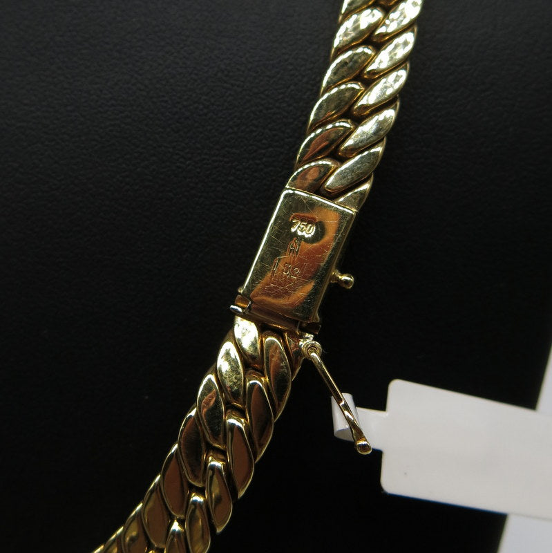 750/-er Herz Collier mit Brillanten ca.1.32ct. TW SI1 - L: 44cm