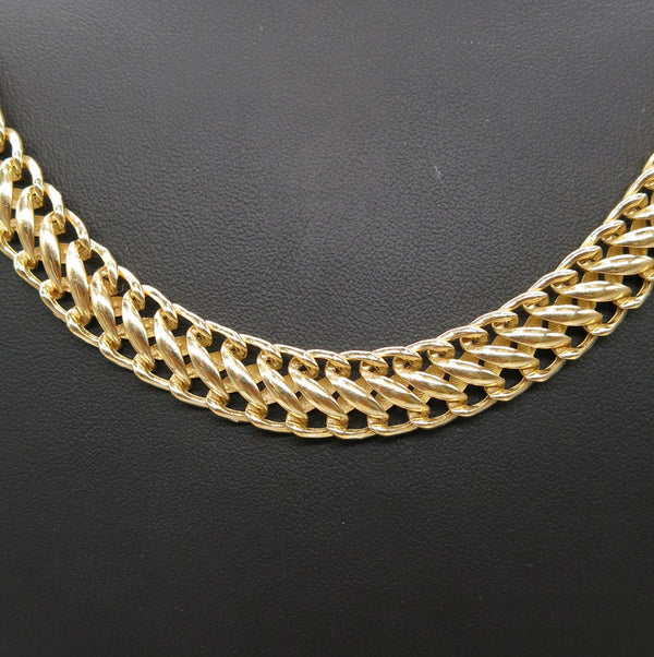 585/-er Gold Collier Fancy Kette - L:49cm - G: 30gr.