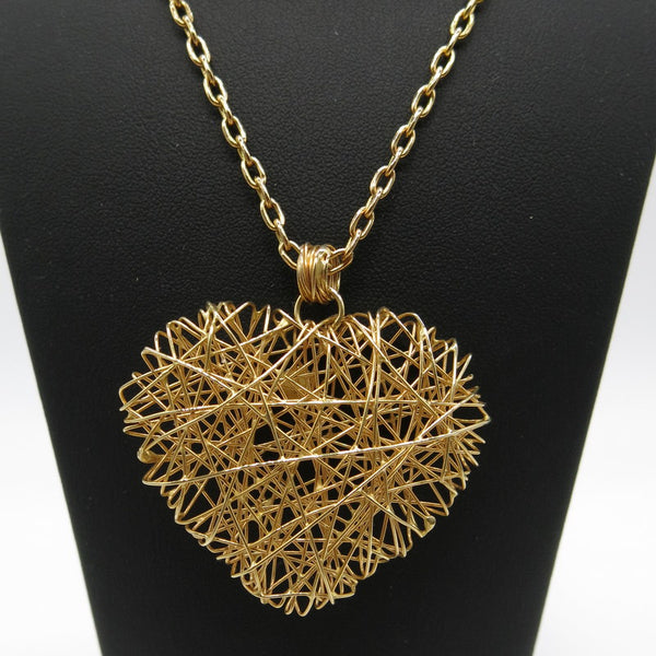 585/-er Herz Collier - L: 45cm