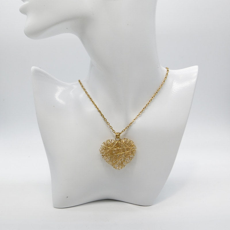585/-er Herz Collier - L: 45cm