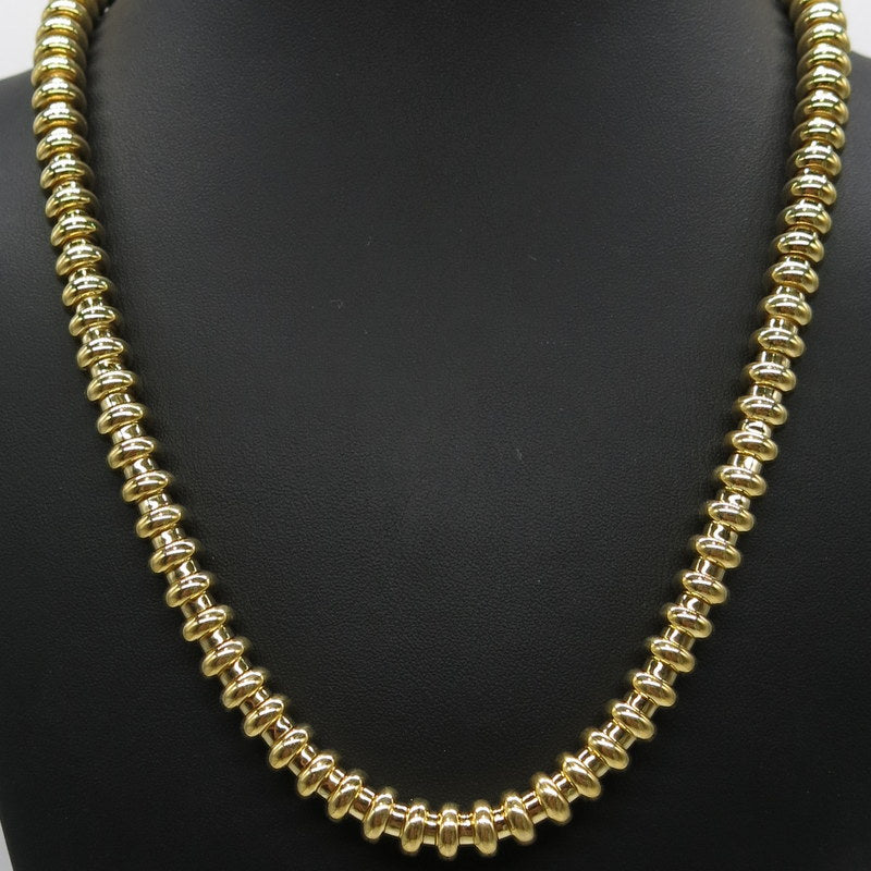 750/-er Gold Fexibles Collier - L:45cm - G: 62.5gr.