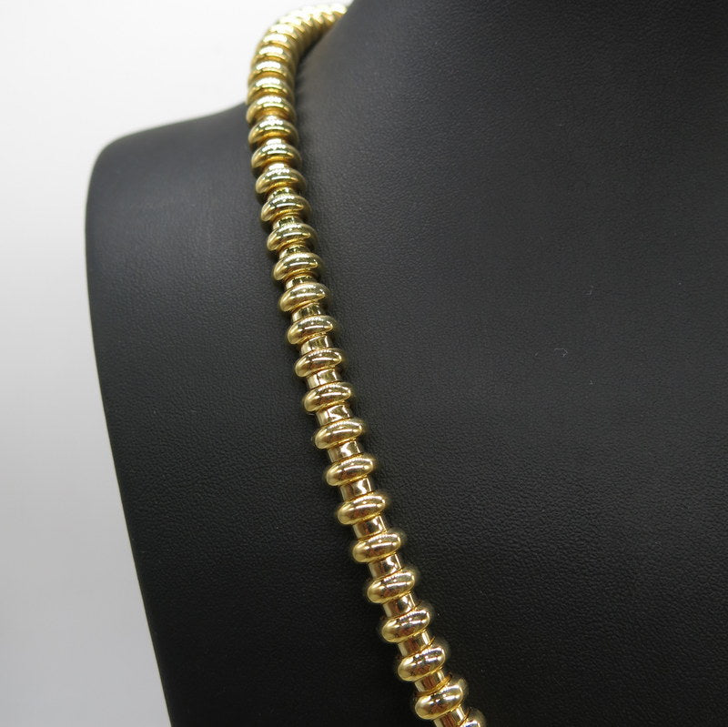 750/-er Gold Fexibles Collier - L:45cm - G: 62.5gr.