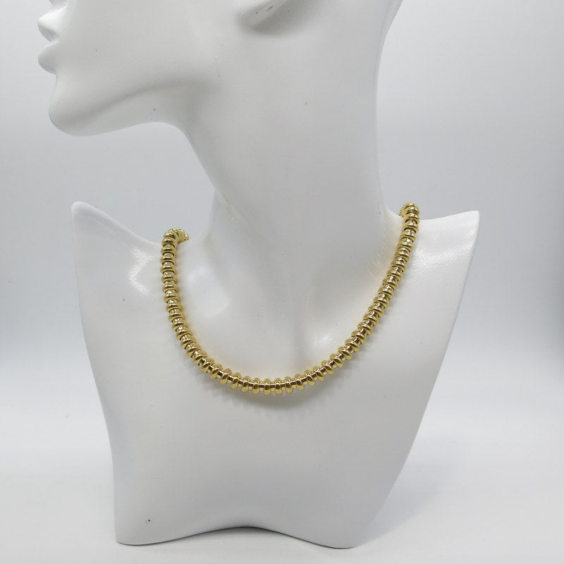 750/-er Gold Fexibles Collier - L:45cm - G: 62.5gr.