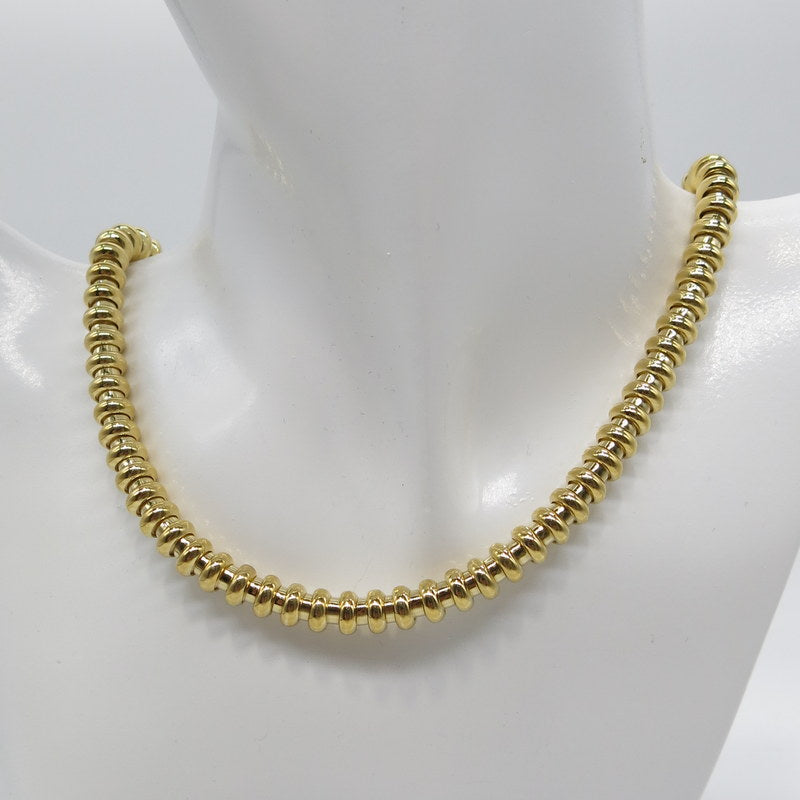 750/-er Gold Fexibles Collier - L:45cm - G: 62.5gr.