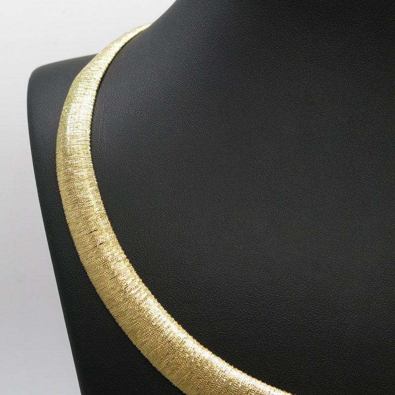 585/-er Collier Matt Filigrane Kette - L: 45cm
