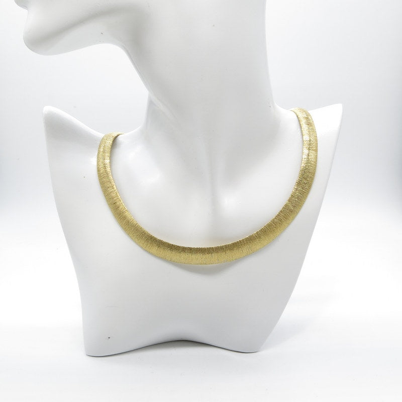 585/-er Collier Matt Filigrane Kette - L: 45cm