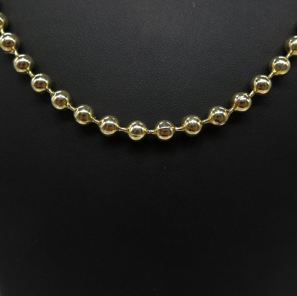 585/-er Gold - Kugelkette - L: 60cm - G: 22gr.