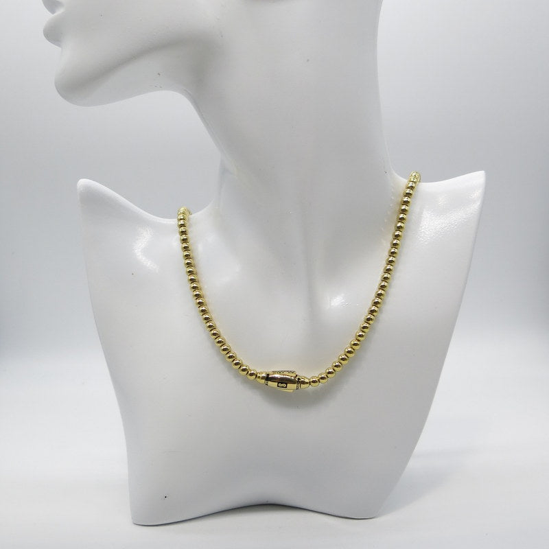 585/-er Gold - Monaco Chain Kugelkette - L:56cm - G: 28.82gr.