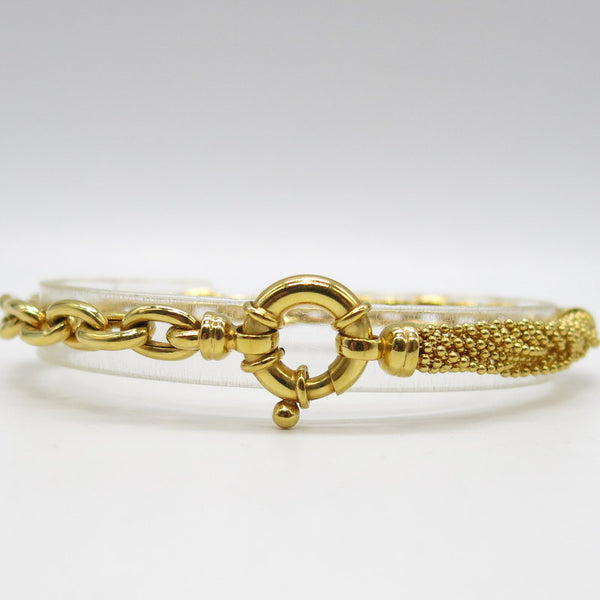 585/-er Gold - Fancy Fantasie Armband- ca.20cm - ca.13.50gr.