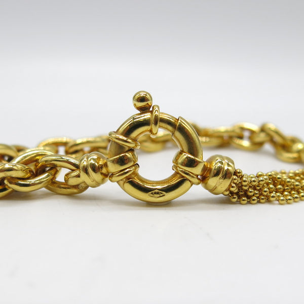 585/-er Gold - Fancy Fantasie Armband- ca.20cm - ca.13.50gr.