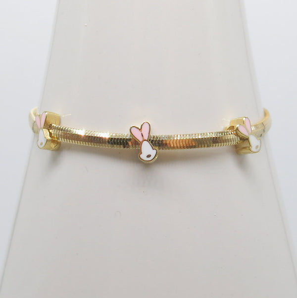 585/-er Gold Kinderarmband Hase Armband - ca.4.10gr.