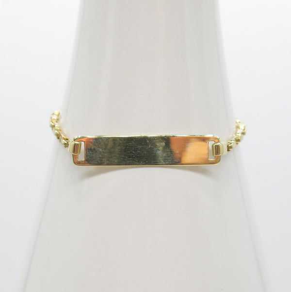 585/-er Gold Kinderarmband ID Armband - ca.2.45gr.