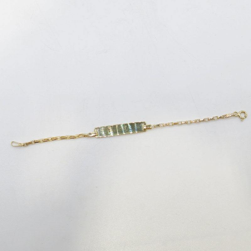 585/-er Gold Kinderarmband ID Armband - ca.2.45gr.