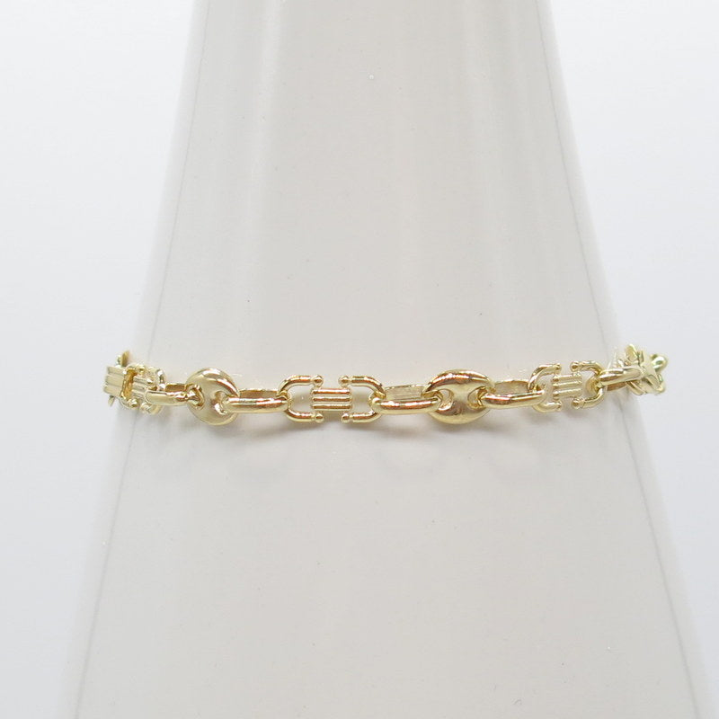 585/-er Gold Kinderarmband ID Armband Plattenkette Bohnenkette - ca.6.25gr.