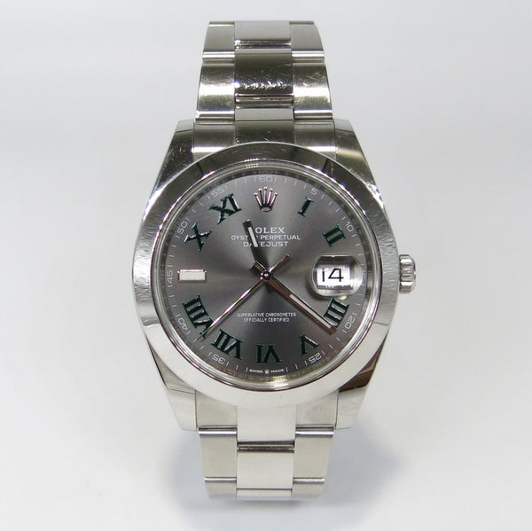 Rolex Datejust 41 - ref.126300 - Stahl - Jahr: 2019 - Wimbledon Dial - LC100