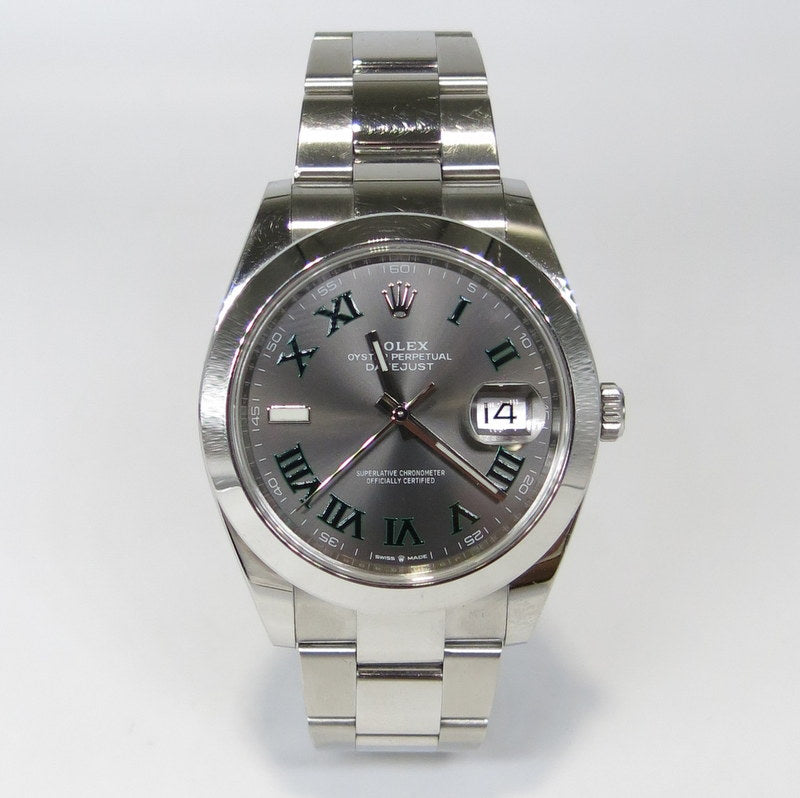 Rolex Datejust 41 - ref.126300 - Stahl - Jahr: 2019 - Wimbledon Dial - LC100