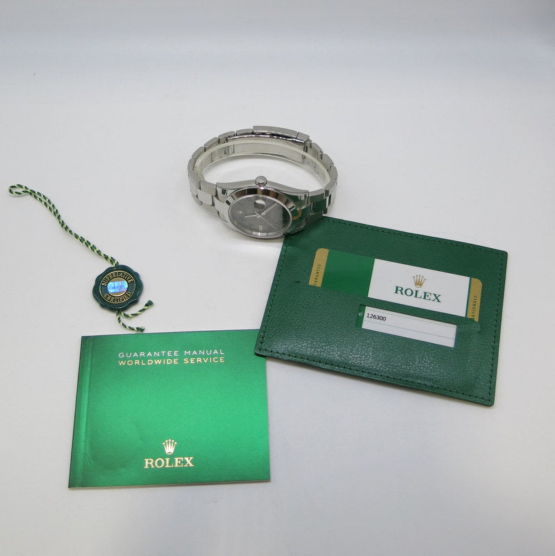 Rolex Datejust 41 - ref.126300 - Stahl - Jahr: 2019 - Wimbledon Dial - LC100