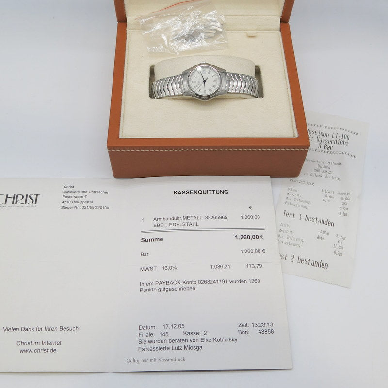 Ebel Classic Wave Damen Ref.9257f21 - Stahl - Jahr: 2005 - Fullset