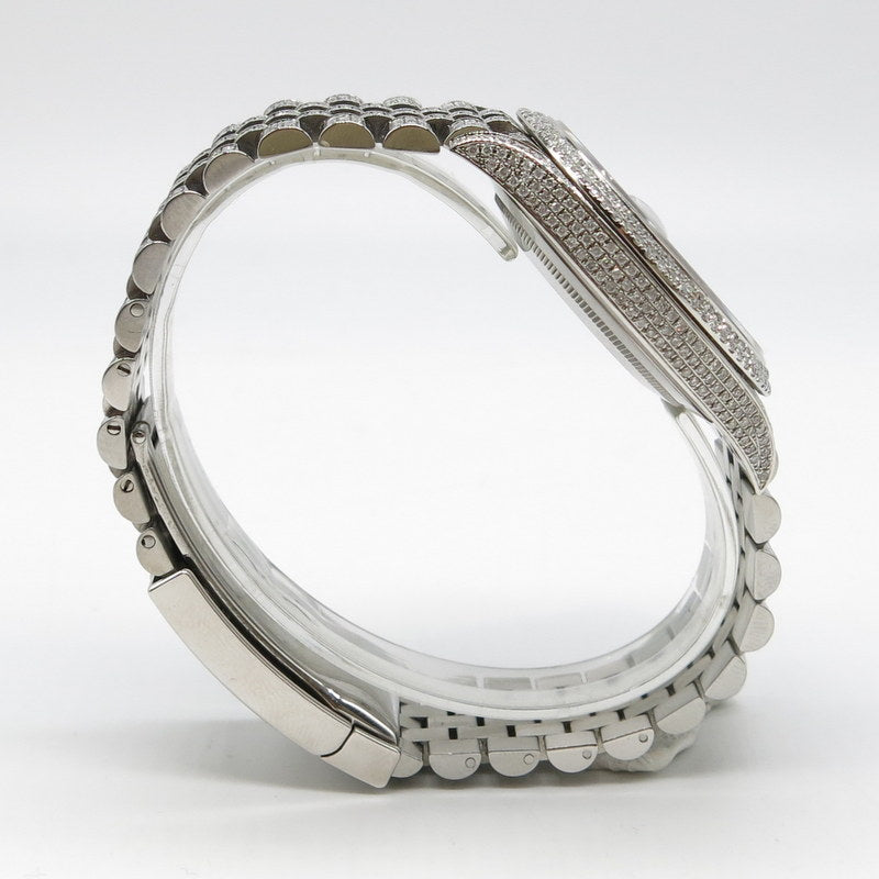 Rolex Datejust Ice-Out mit Diamanten - ref.126300 - Stahl - Ø 41mm - Jahr: 06/2021