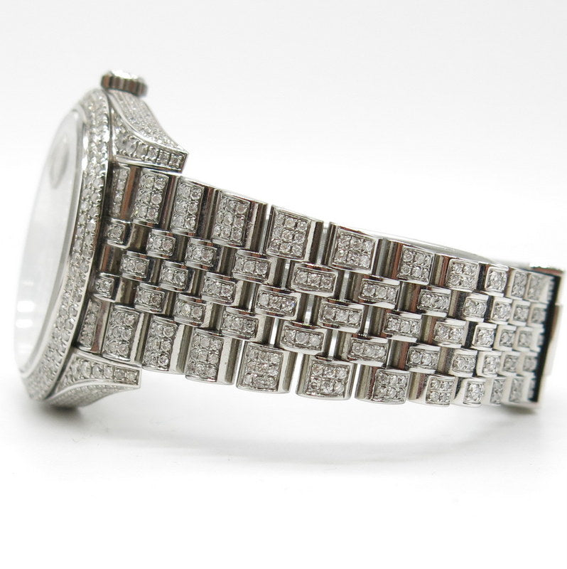 Rolex Datejust Ice-Out mit Diamanten - ref.126300 - Stahl - Ø 41mm - Jahr: 06/2021