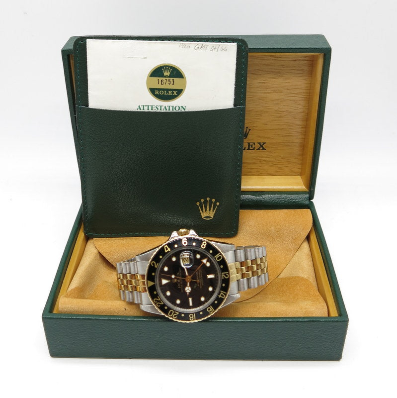 Rolex GMT Master - ref.16753 - Stahl / Gold- Jahr: 1983 - B+P - LC100