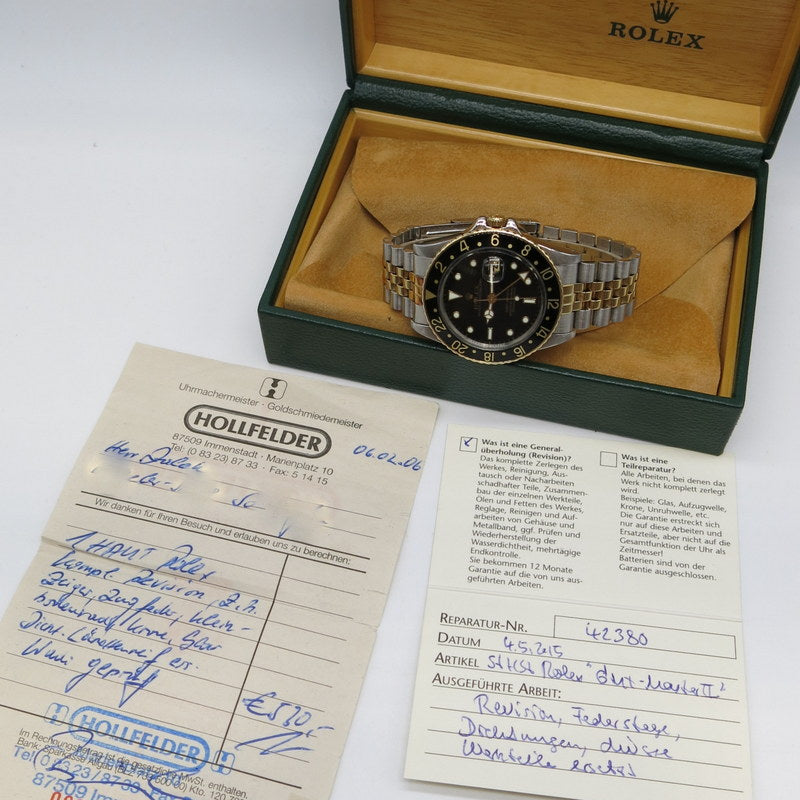 Rolex GMT Master - ref.16753 - Stahl / Gold- Jahr: 1983 - B+P - LC100