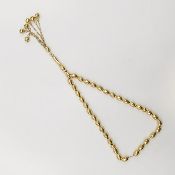 585/-er Gelbgold - Tespih Gebetskette - ca.10.80gr.