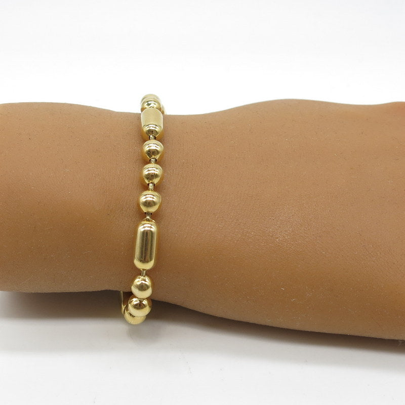 585/-er Gold - Kugel Armband - Ø 5.8mm  - L: 21cm - 7.95gr.