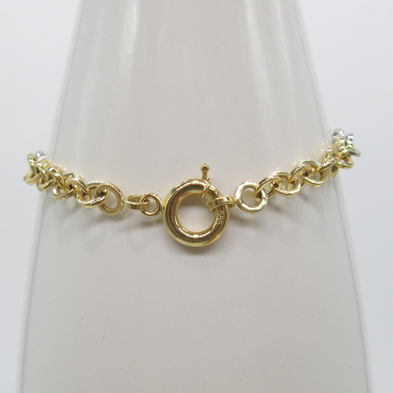 585/-er Gold Tricolor Armband - Ø 6mm - L: 20cm - G: 4.50gr.
