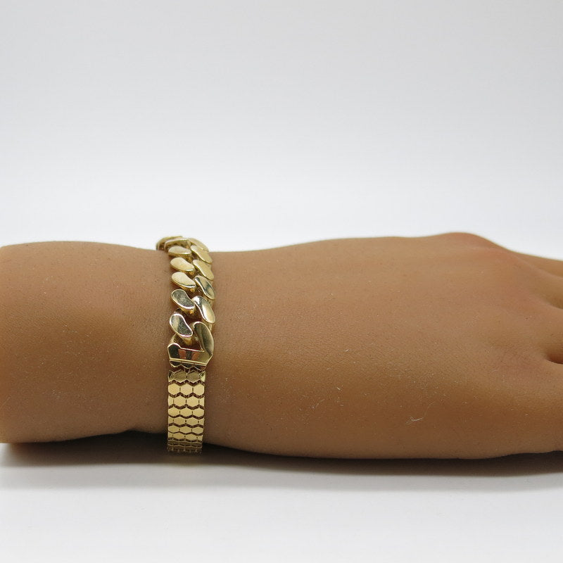 585/-er Gold Armband Fancy - L: 20cm - ca.9.33gr.
