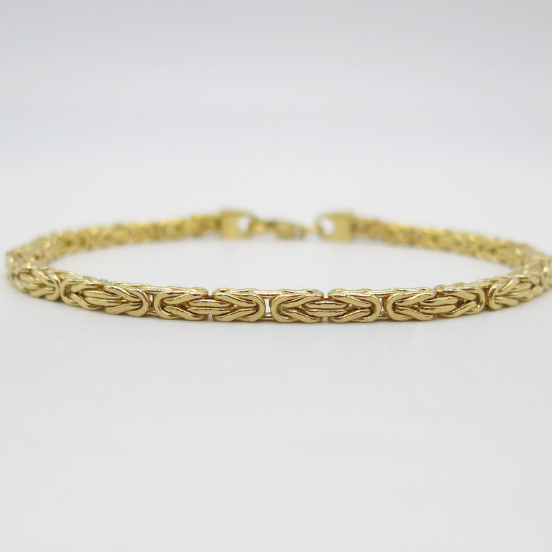 585/-er Gold Königskette Armband - Ø 3.3mm - ca.20cm