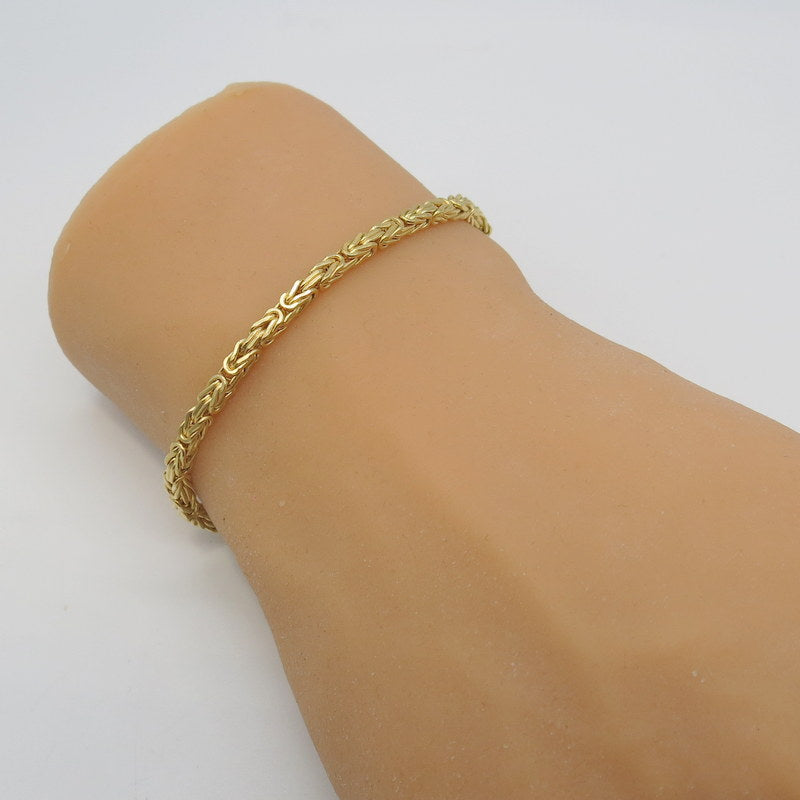 585/-er Gold Königskette Armband - Ø 3.3mm - ca.20cm