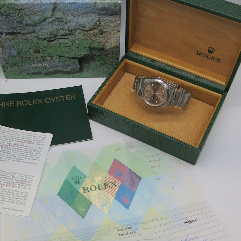 Rolex Air-king - ref.14000M - Stahl - ZB: Rosa - Ø 34mm - Jahr: 2005 - LC100