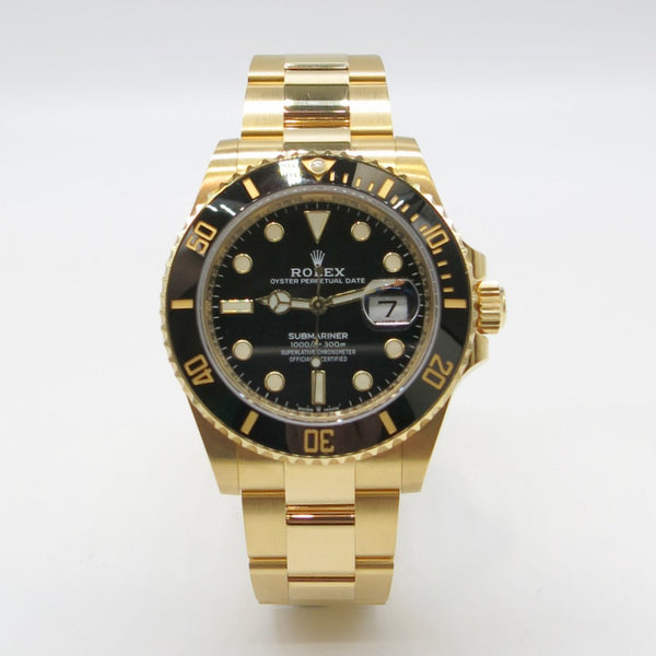 Rolex Submariner Date Vollgold 41 - ref.126618LN - Jahr: 2022 - Fullset
