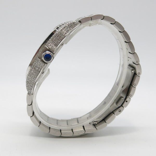 Cartier Santos Iced Out - ref. WSSA0018 - Jahr: 2023 - Ø 40mm