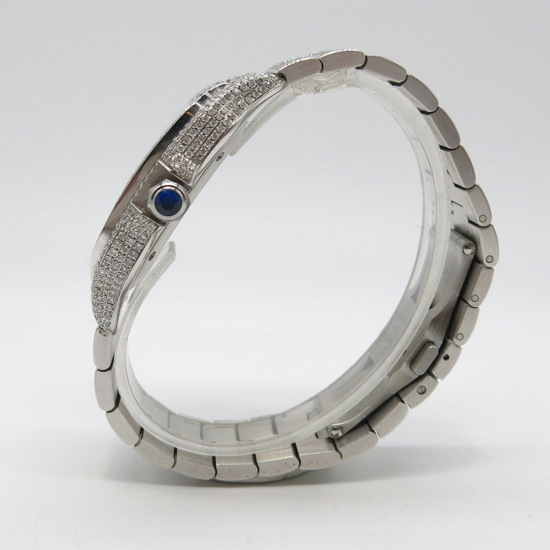 Cartier Santos Iced Out - ref. WSSA0018 - Jahr: 2023 - Ø 40mm