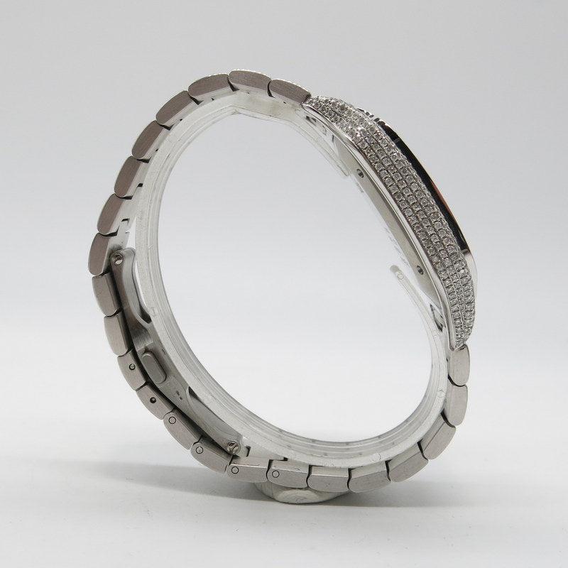 Cartier Santos Iced Out - ref. WSSA0018 - Jahr: 2023 - Ø 40mm