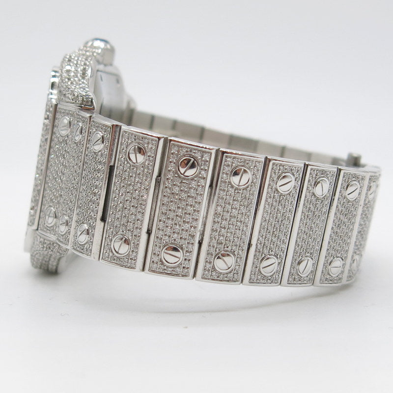 Cartier Santos Iced Out - ref. WSSA0018 - Jahr: 2023 - Ø 40mm
