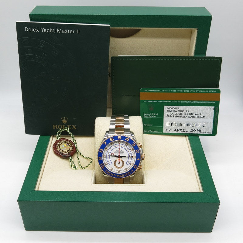 Rolex Yachtmaster II- ref.116681 - Ø 44mm - Jahr: 2016 - Fullset - LC150