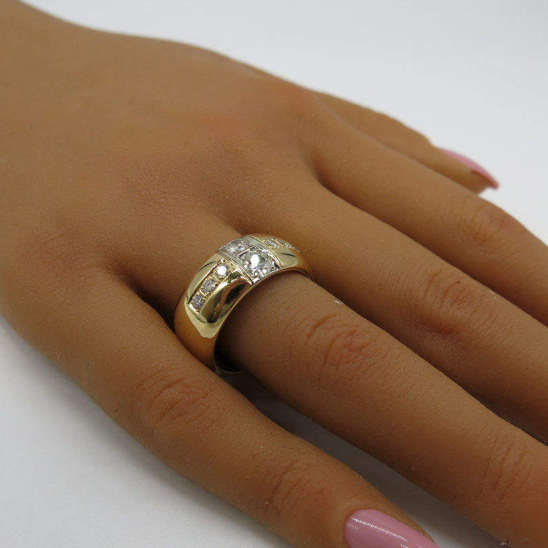750/- Gold Diamant Ring ca.1.20ct. TW SI1 - Gr.60