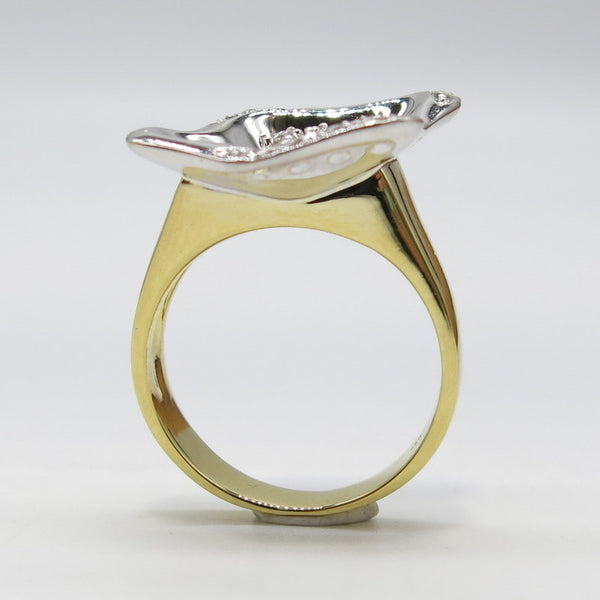 750/- Gold Diamant Ring ca.0.25ct. TW SI1 - Gr.54